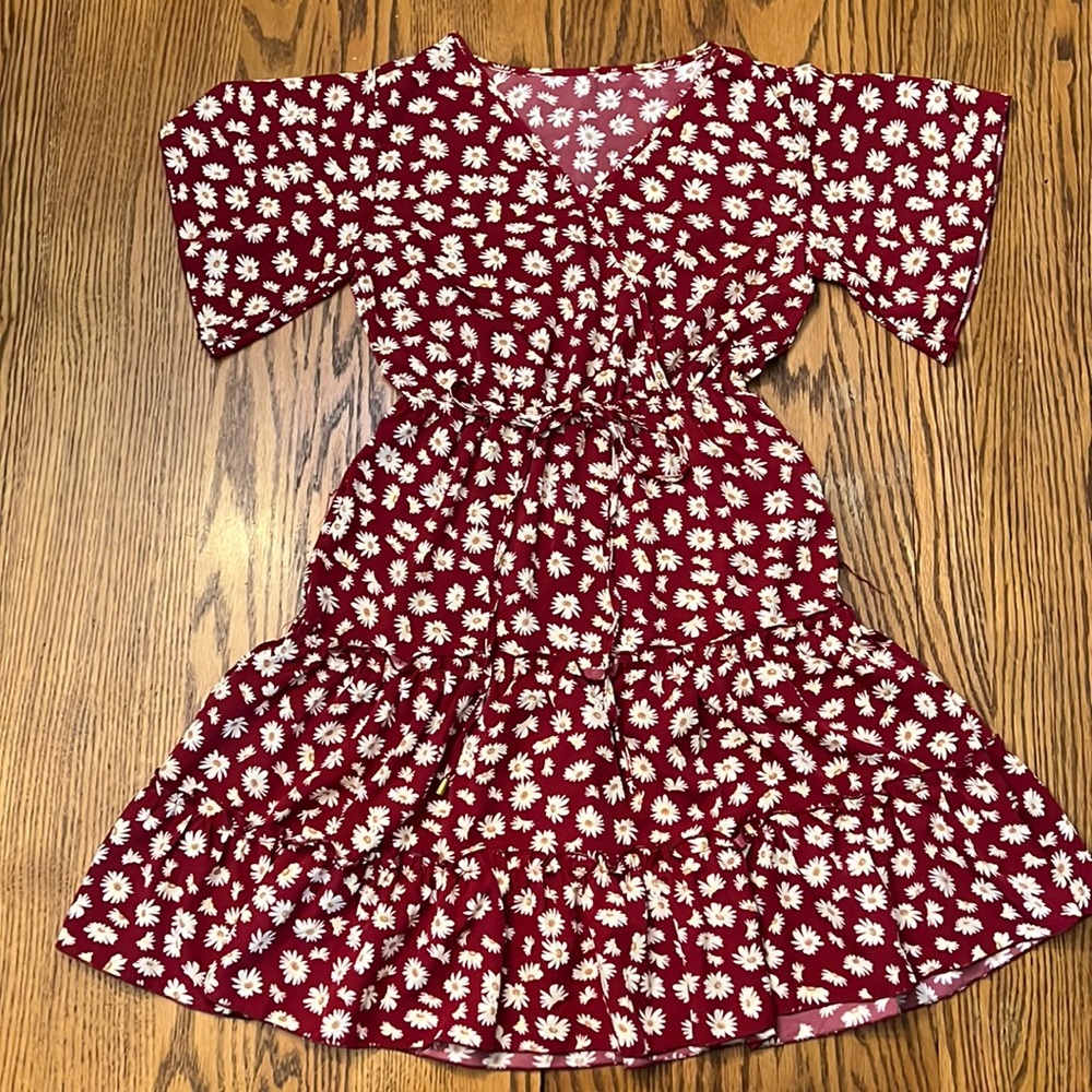 ruffled daisy dress
